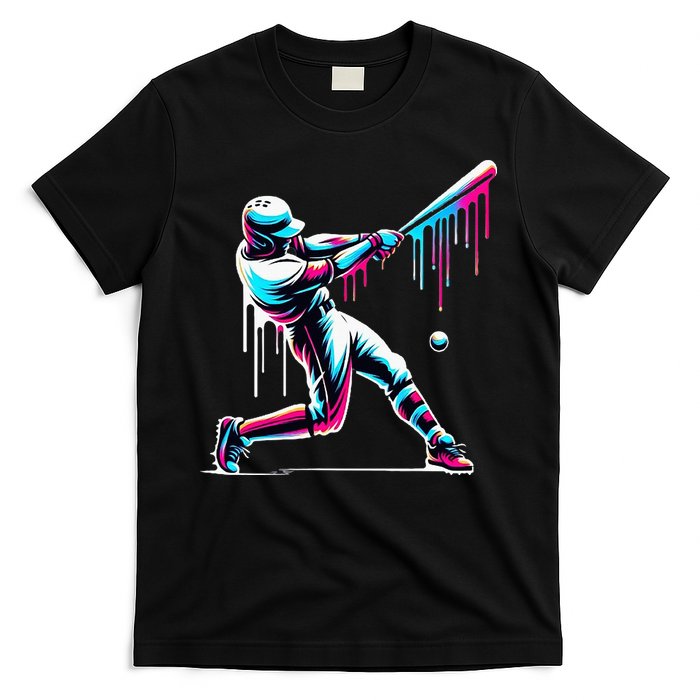 Baseball Player Drip T-Shirt