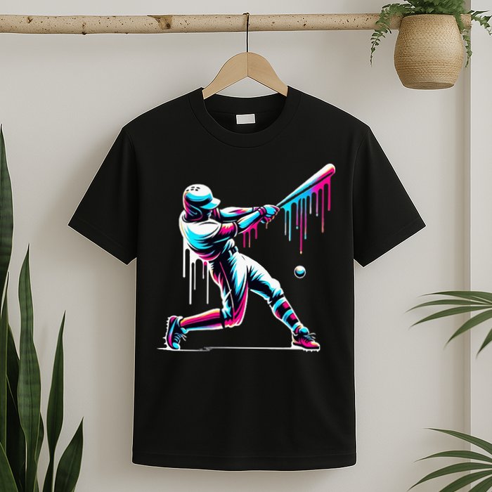 Baseball Player Drip T-Shirt