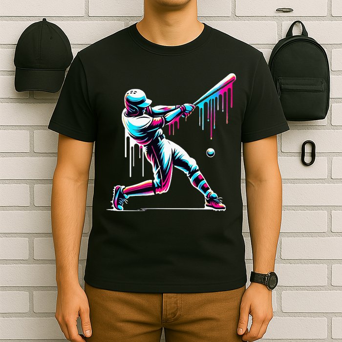 Baseball Player Drip T-Shirt