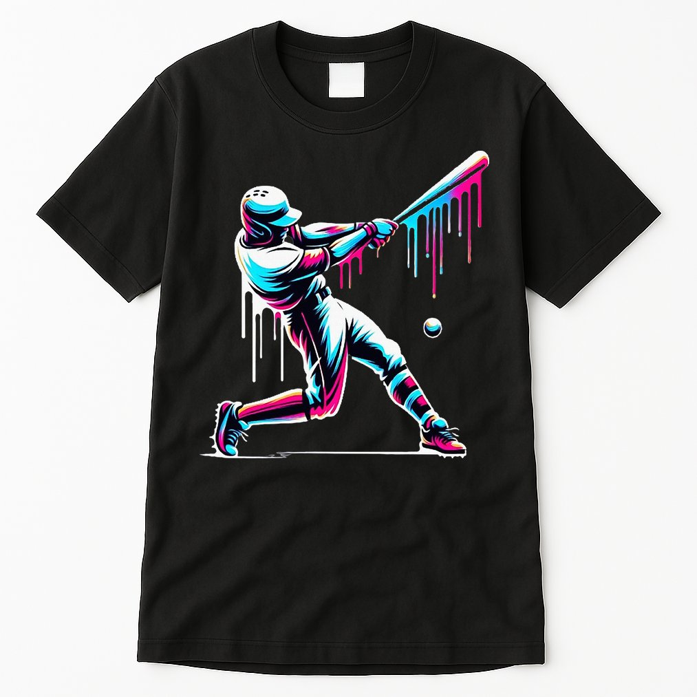 Baseball Player Drip Tall T-Shirt