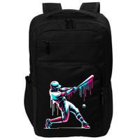 Baseball Player Drip Impact Tech Backpack