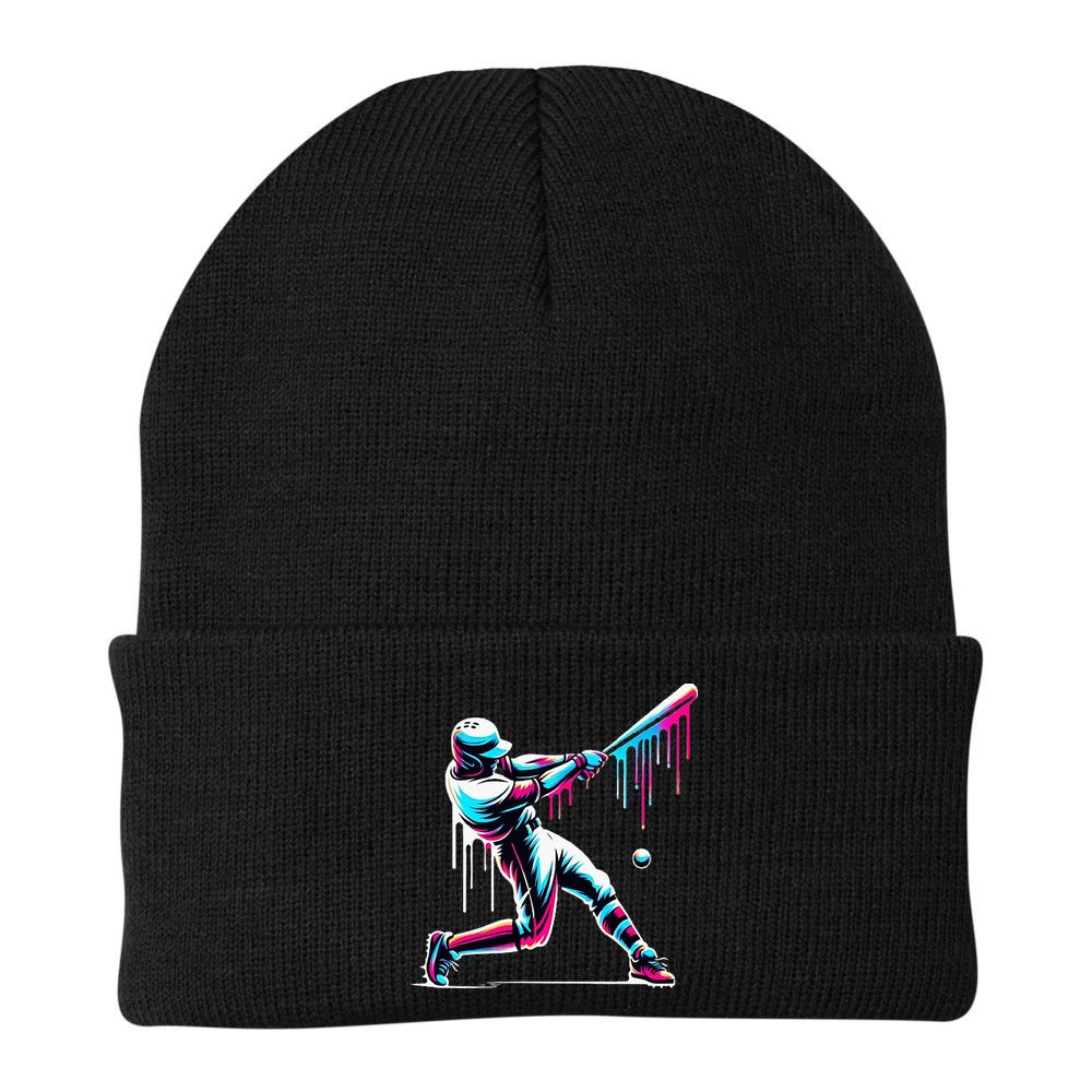 Baseball Player Drip Beanie