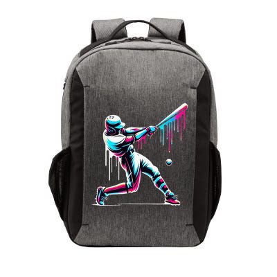 Baseball Player Drip Vector Backpack