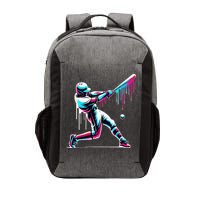 Baseball Player Drip Vector Backpack
