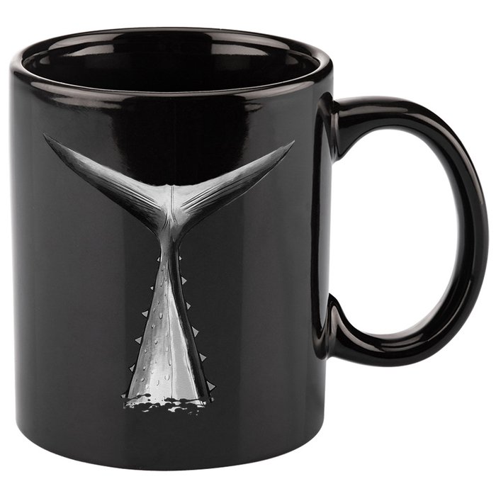 Back Print Deep Sea Fishing Tuna Tail Bluefin Tuna 11oz C Handle Ceramic Mug