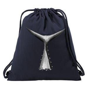 Back Print Deep Sea Fishing Tuna Tail Bluefin Tuna Drawstring Bag