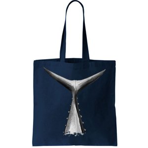 Back Print Deep Sea Fishing Tuna Tail Bluefin Tuna Tote Bag