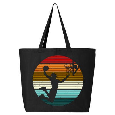 Basketball Player Dunk Retro Sunset 25L Jumbo Tote