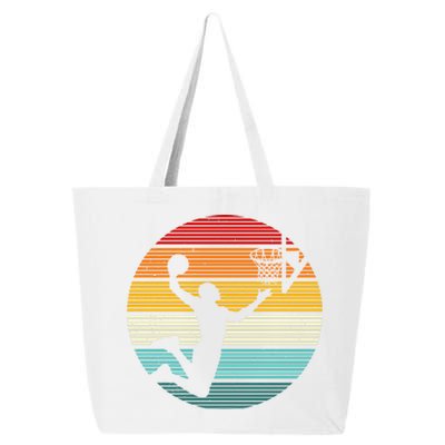 Basketball Player Dunk Retro Sunset 25L Jumbo Tote