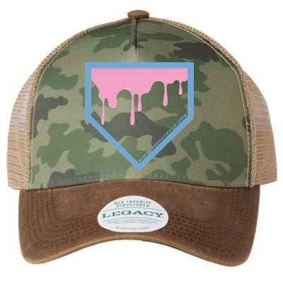 Baseball Plate Drip 2 Legacy Tie Dye Trucker Hat
