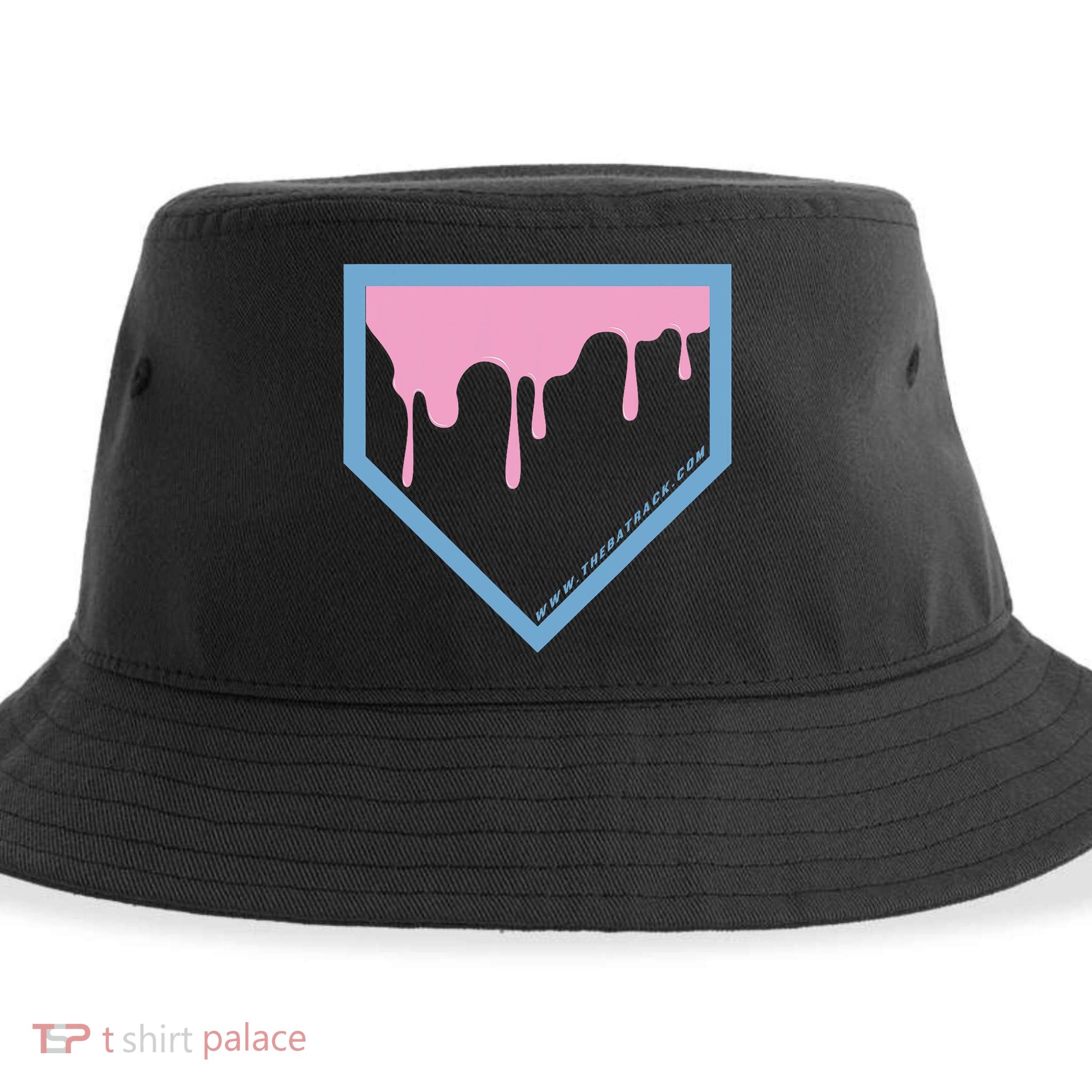 Baseball Plate Drip 2 Sustainable Bucket Hat