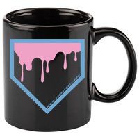 Baseball Plate Drip 2 11oz C Handle Ceramic Mug
