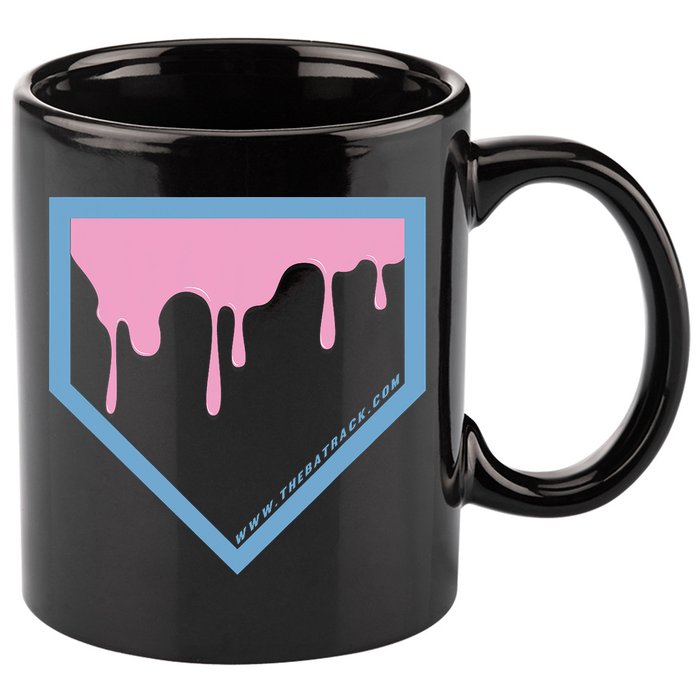 Baseball Plate Drip 2 11oz C Handle Ceramic Mug