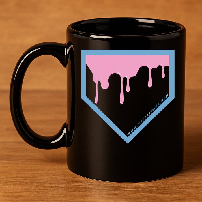 Baseball Plate Drip 2 11oz C Handle Ceramic Mug