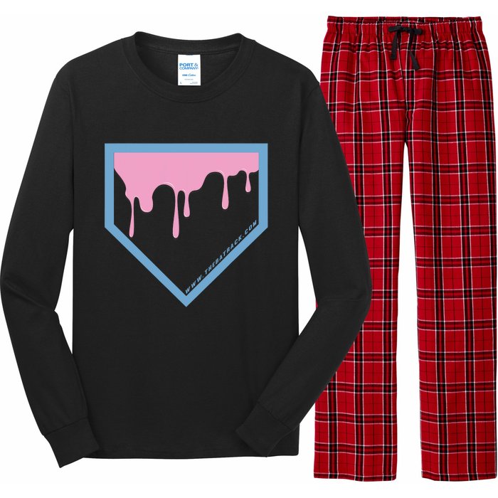 Baseball Plate Drip 2 Long Sleeve Pajama Set