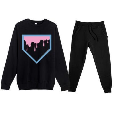 Baseball Plate Drip 2 Premium Crewneck Sweatsuit Set