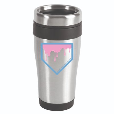 Baseball Plate Drip 2 16oz Travel Tumbler