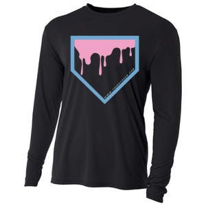 Baseball Plate Drip 2 Cooling Performance Long Sleeve Crew