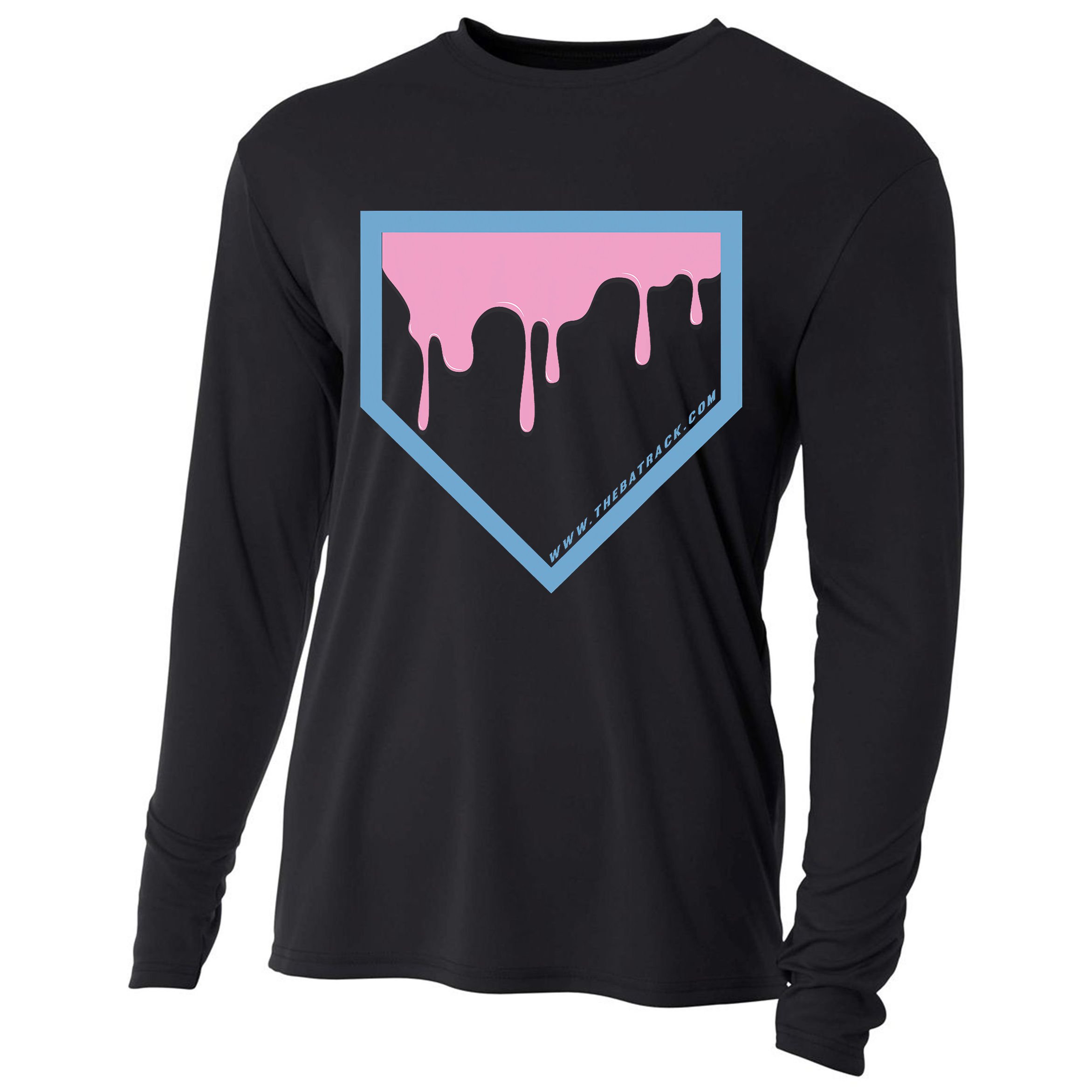Baseball Plate Drip 2 Cooling Performance Long Sleeve Crew