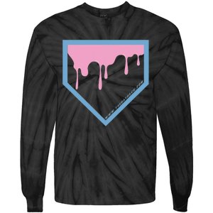 Baseball Plate Drip 2 Tie-Dye Long Sleeve Shirt