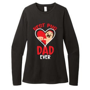 Best Pug Dad Ever Gift Womens CVC Long Sleeve Shirt