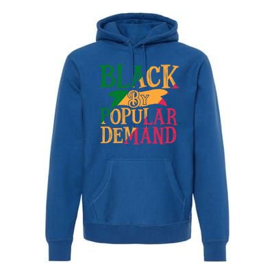 Black Popular Ded African American Melanin Black History Gift Premium Hoodie