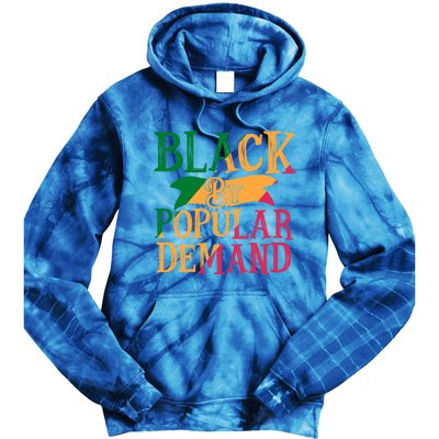 Black Popular Ded African American Melanin Black History Gift Tie Dye Hoodie