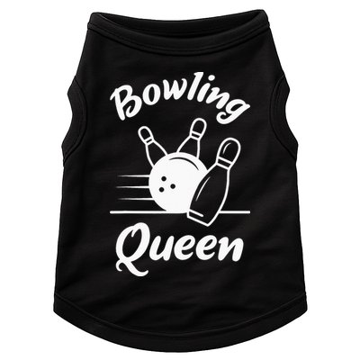Bowling Player Die Queen Will Bowling Team Bowler Doggie Tank