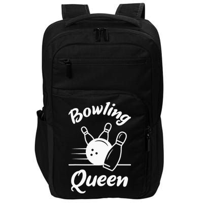 Bowling Player Die Queen Will Bowling Team Bowler Impact Tech Backpack