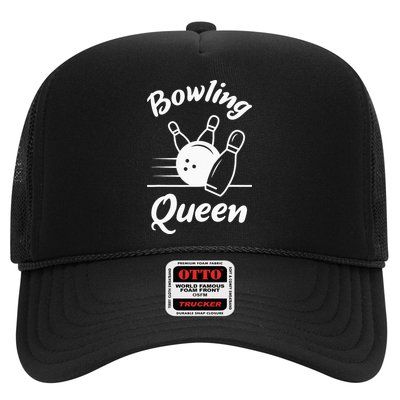 Bowling Player Die Queen Will Bowling Team Bowler Trucker Hat