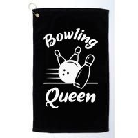 Bowling Player Die Queen Will Bowling Team Bowler Golf Towel