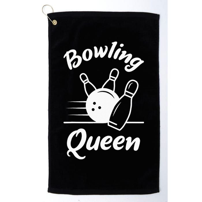 Bowling Player Die Queen Will Bowling Team Bowler Golf Towel