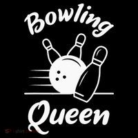 Bowling Player Die Queen Will Bowling Team Bowler Women's V-Neck T-Shirt