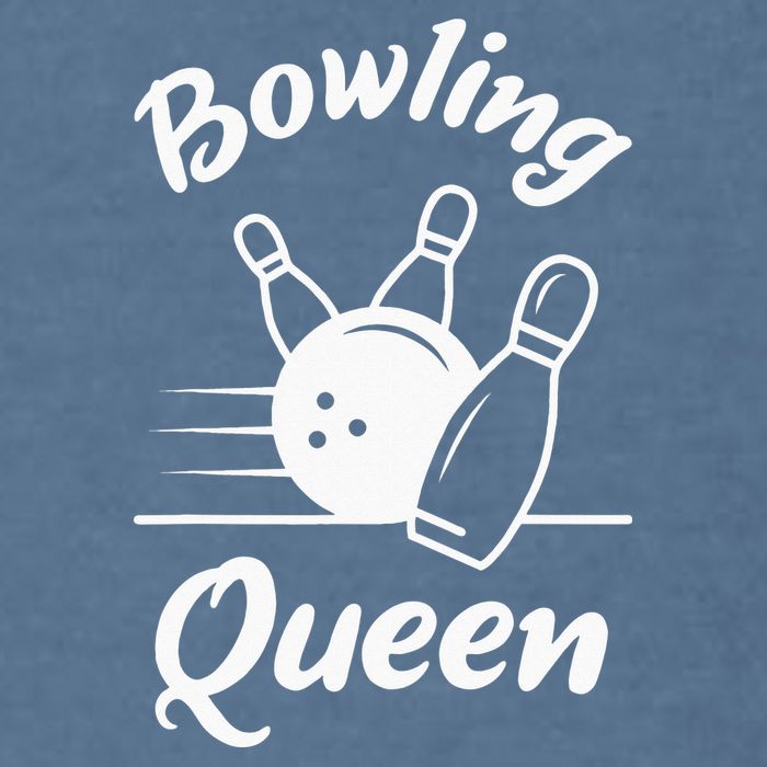 Bowling Player Die Queen Will Bowling Team Bowler Garment-Dyed Sweatshirt
