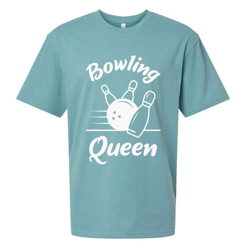 Bowling Player Die Queen Will Bowling Team Bowler Sueded Cloud Jersey T-Shirt