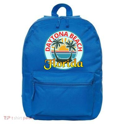 Beach Please Daytona Beach Florida Beach Spring Break Gift 16 in Basic Backpack