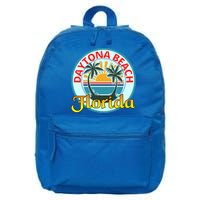 Beach Please Daytona Beach Florida Beach Spring Break Gift 16 in Basic Backpack