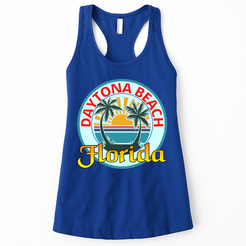 Beach Please Daytona Beach Florida Beach Spring Break Gift Womens Tank Top