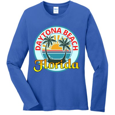 Beach Please Daytona Beach Florida Beach Spring Break Gift Ladies Long Sleeve Shirt