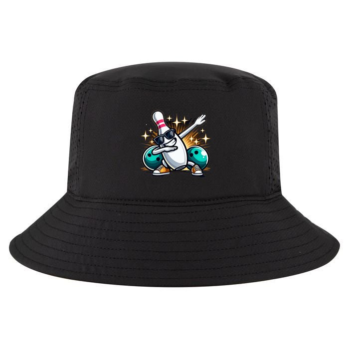 Bowling Pin Dabbing Sunglasses Bowler Player Cool Comfort Performance Bucket Hat