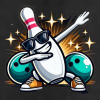 Bowling Pin Dabbing Sunglasses Bowler Player Cool Comfort Performance Bucket Hat