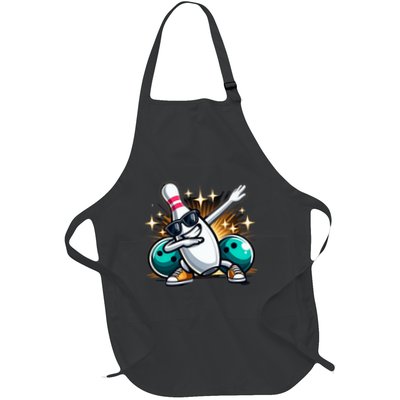 Bowling Pin Dabbing Sunglasses Bowler Player Apron