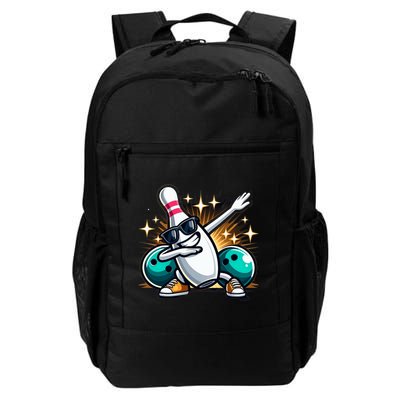 Bowling Pin Dabbing Sunglasses Bowler Player Backpack