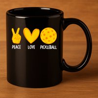 Best Pickleball Design For Men Women Pickleball Player 11oz C Handle Ceramic Mug