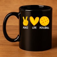 Best Pickleball Design For Men Women Pickleball Player 11oz C Handle Ceramic Mug