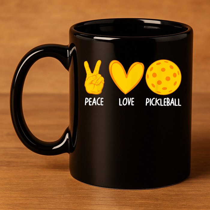 Best Pickleball Design For Men Women Pickleball Player 11oz C Handle Ceramic Mug
