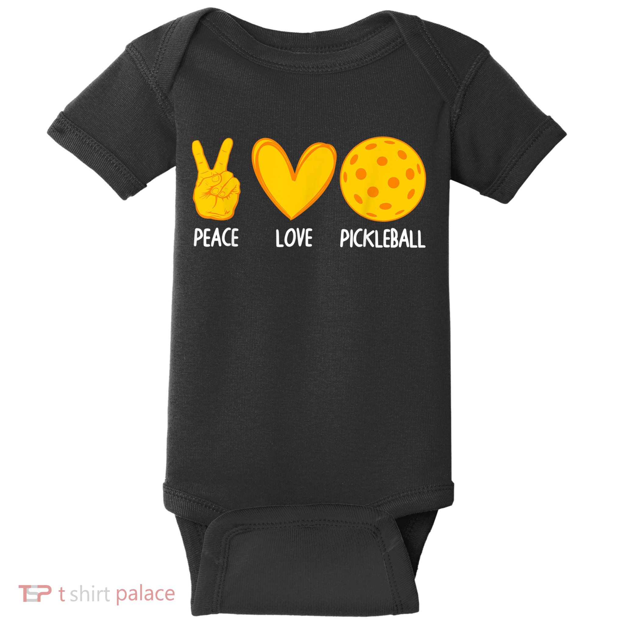 Best Pickleball Design For Men Women Pickleball Player Baby Bodysuit