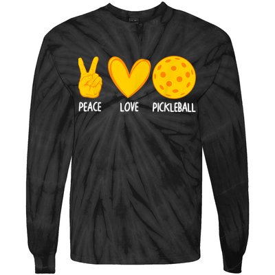 Best Pickleball Design For Men Women Pickleball Player Tie-Dye Long Sleeve Shirt
