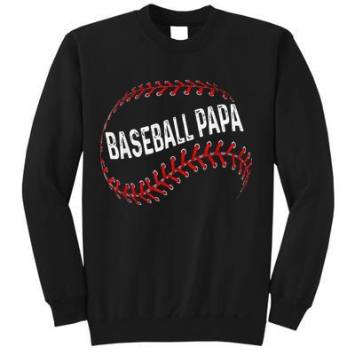 Baseball Papa Dad My Favorite Baseball Player Calls Me Sweatshirt