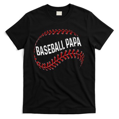 Baseball Papa Dad My Favorite Baseball Player Calls Me T-Shirt